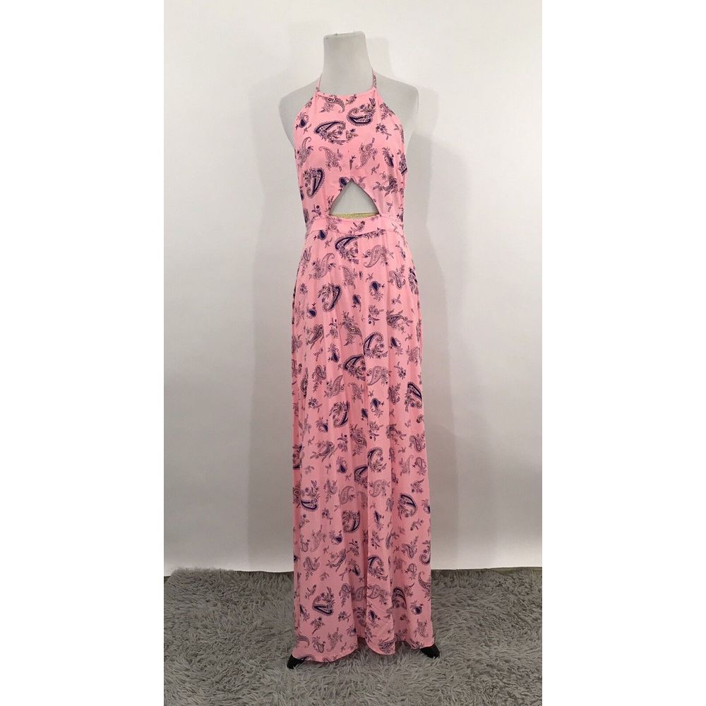 Wildfox Women's Liberty Paisley Print Maxi Dress Pink S‎